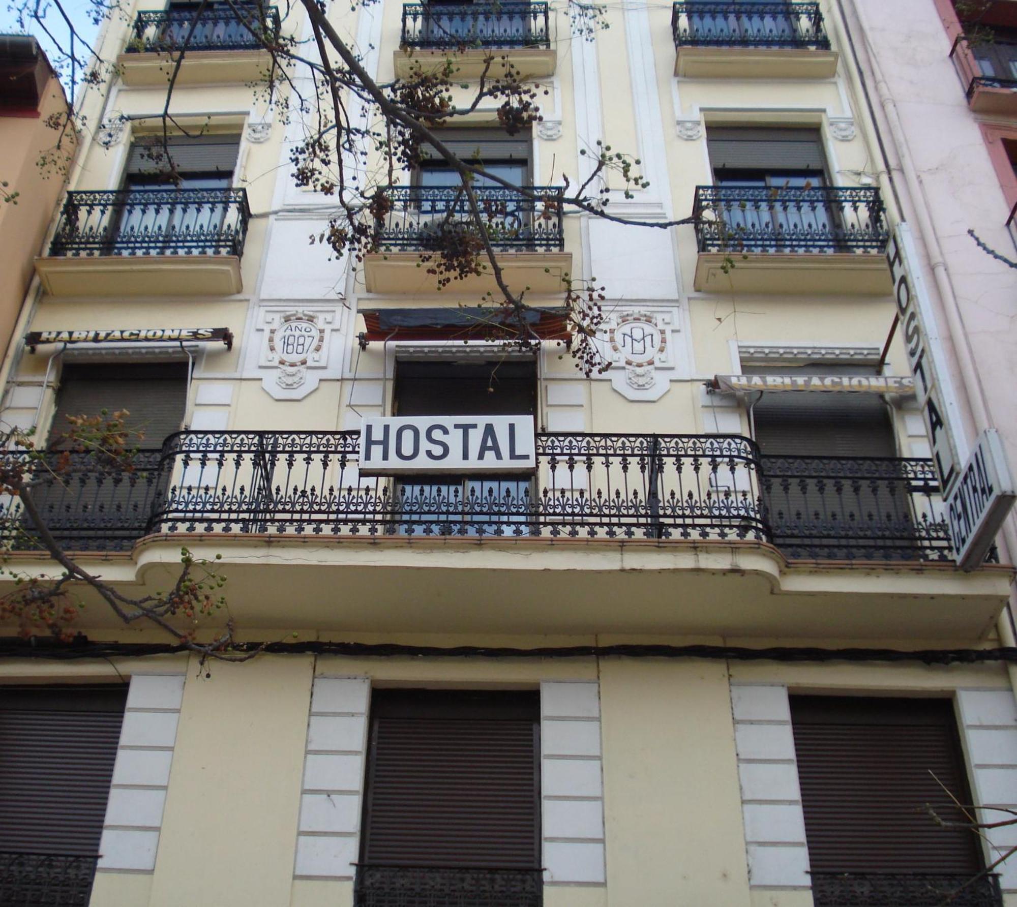 Hostel Central Zaragoza Exteriör bild